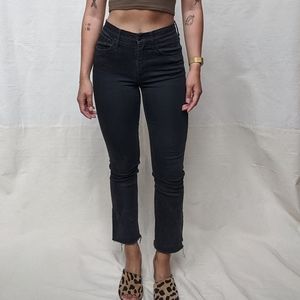 Washed Madewell High Waisted Bootcut Jeans 24